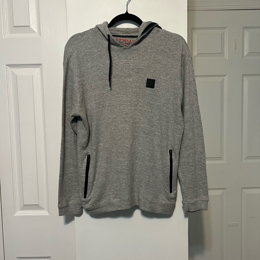 Airwalk Gray Hoodie with Black Details Streetwear Skater Vintage Y2K Inspired M